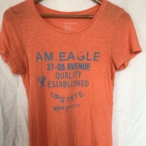 orange american eagle top